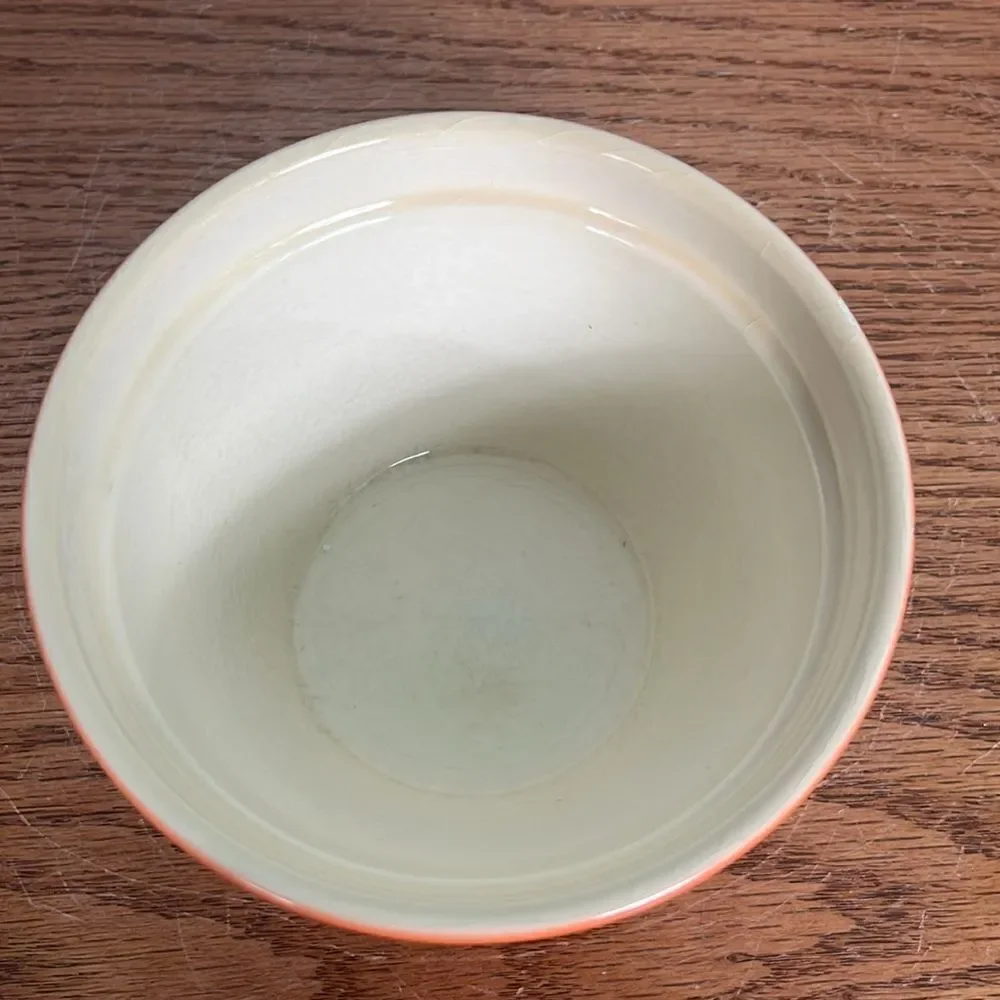Crate&Barrel Portugal 5.5” Orange Addison Mixing Nesting Bowl